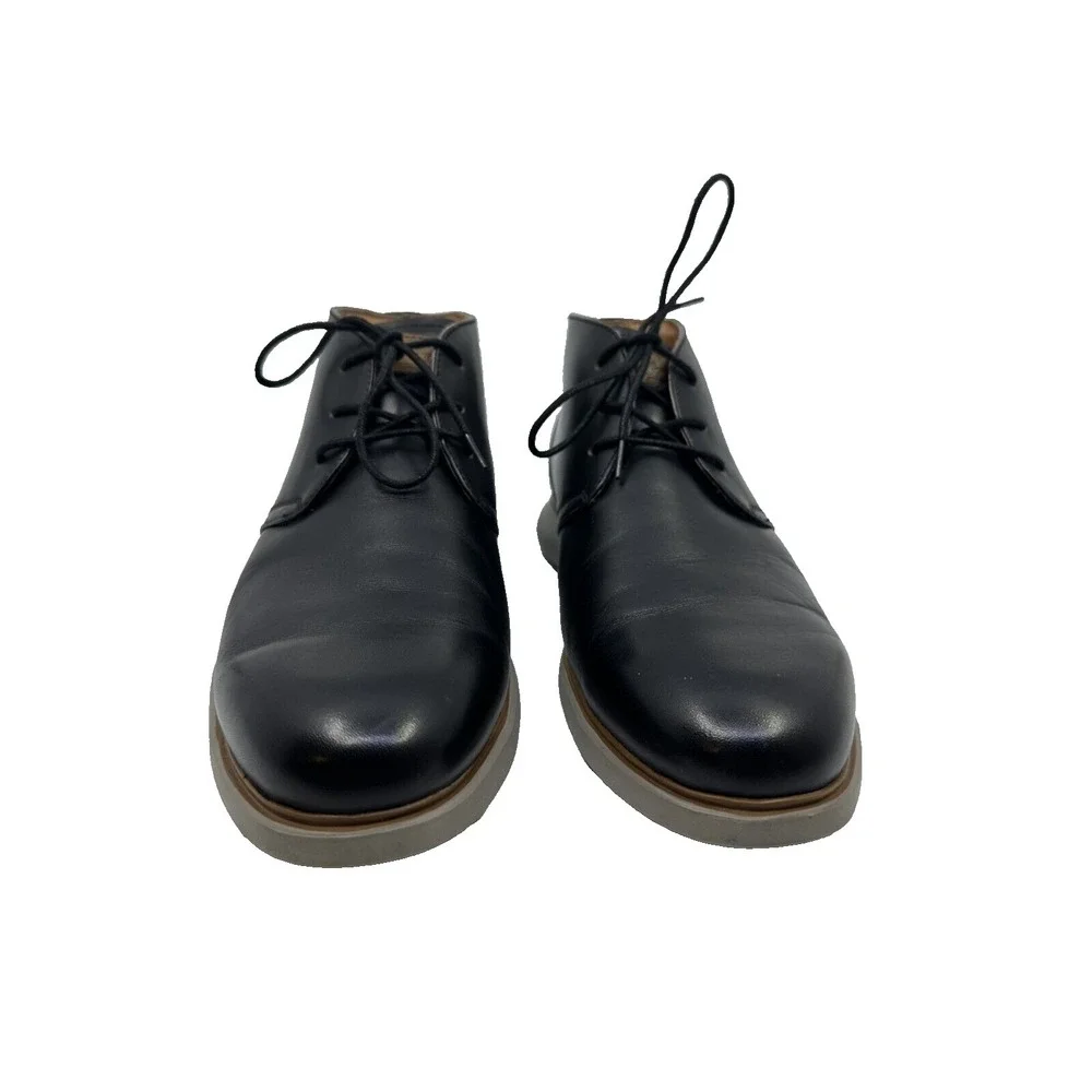 Florsheim Men's Fuel Plain Toe Chukka BT Black Boot US 10.5 14241-001 NEW OPN BX